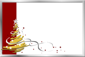 Moldura do cartão de Natal Feliz Natal PNG transparente - StickPNG